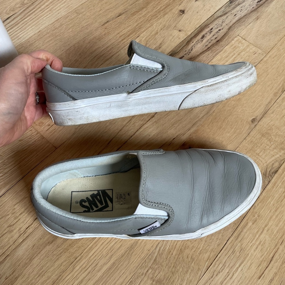 Vans Leather slip ons - Picture 6 of 7
